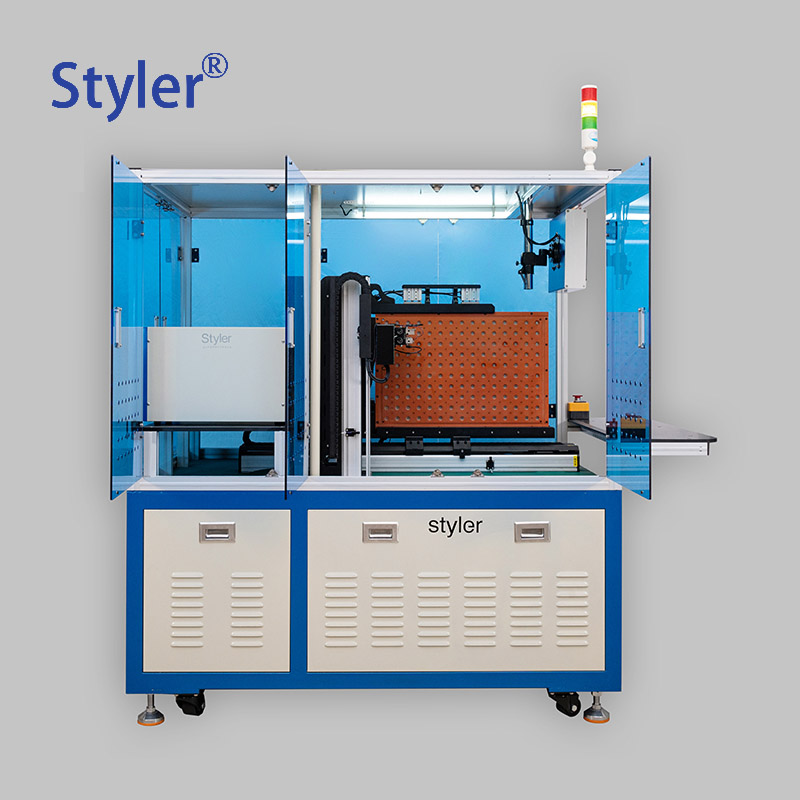 Double-head horizontal automatic spot welding equipment